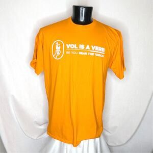 Port and Company Men's Short Sleeve Graphic shirt Orange XXL